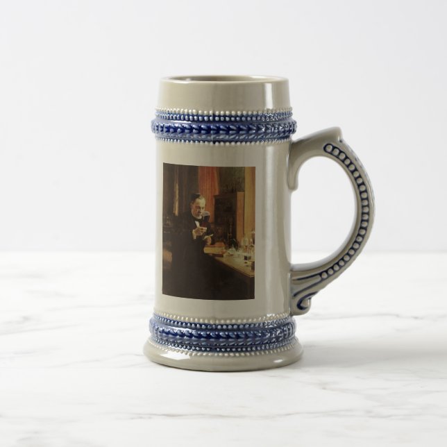 Caneca de cerveja de Louis Pasteur (Direita)