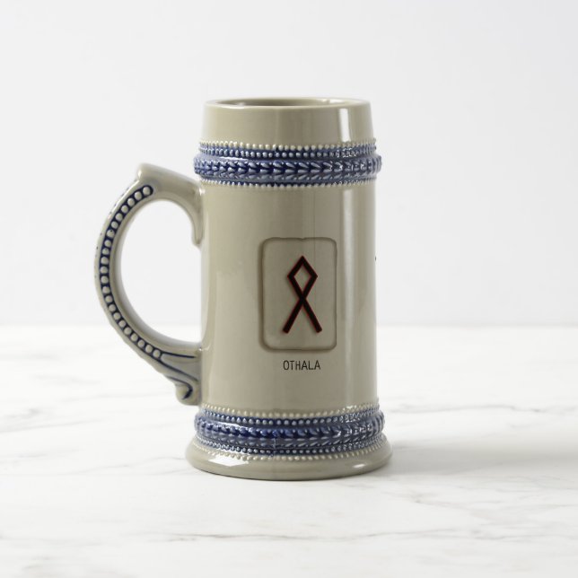 Caneca de cerveja de Othala RuneStone (Esquerda)