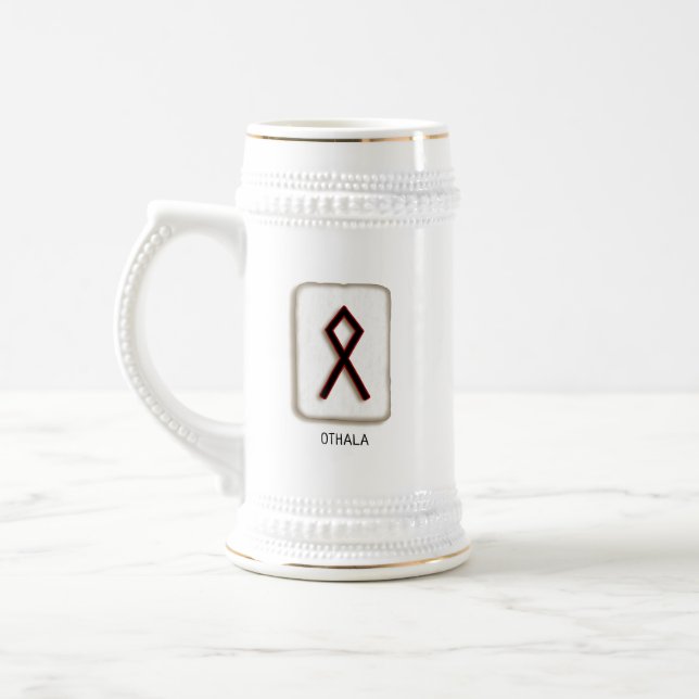 Caneca de cerveja de Othala RuneStone (Esquerda)