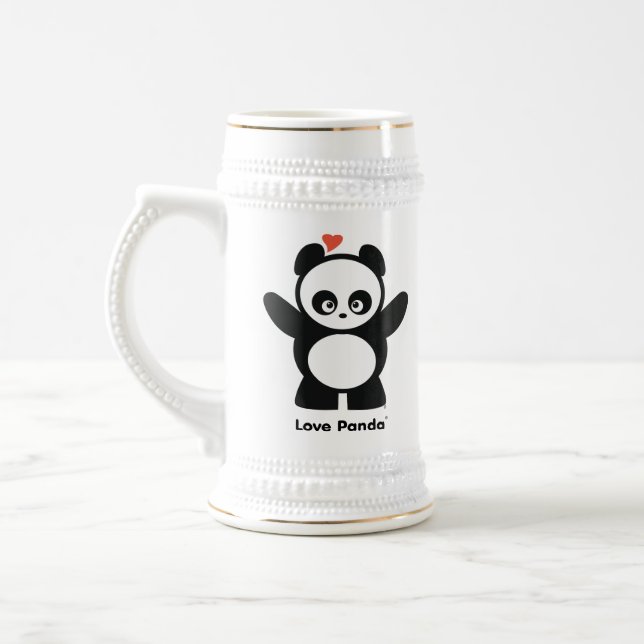Caneca de cerveja de Panda® do amor (Esquerda)