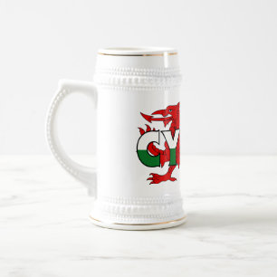 Caneca de cerveja de Wales