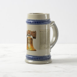 Caneca De Cerveja Declaração de Independência Sino da Liberdade