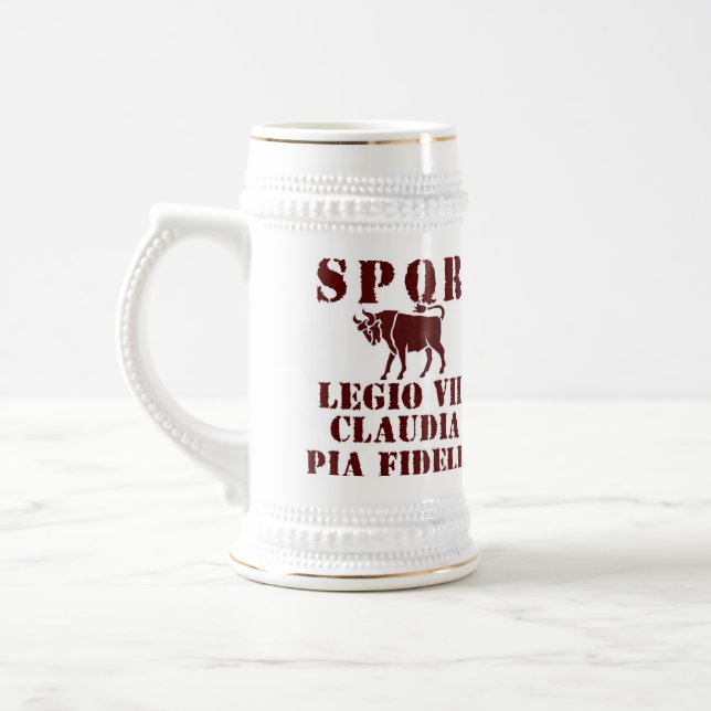 Caneca de cerveja decorativa da 7a legião romana (Esquerda)