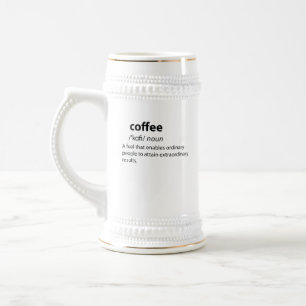 Caneca De Cerveja Definição de Dicionário Engraçado Café