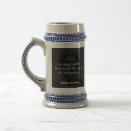 Caneca De Cerveja Definindo Valor: Marcus Aurelius em Valores