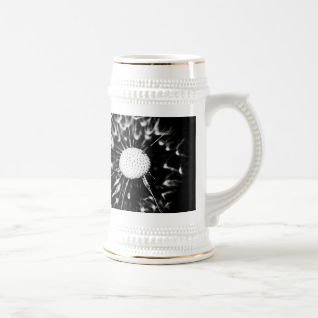 Caneca De Cerveja dente-de-leão preto (Direita)
