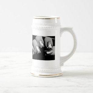 Caneca De Cerveja Descaroços do Designer