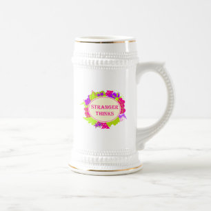 Caneca De Cerveja Desconhecido pensa citação no estilo de programa d