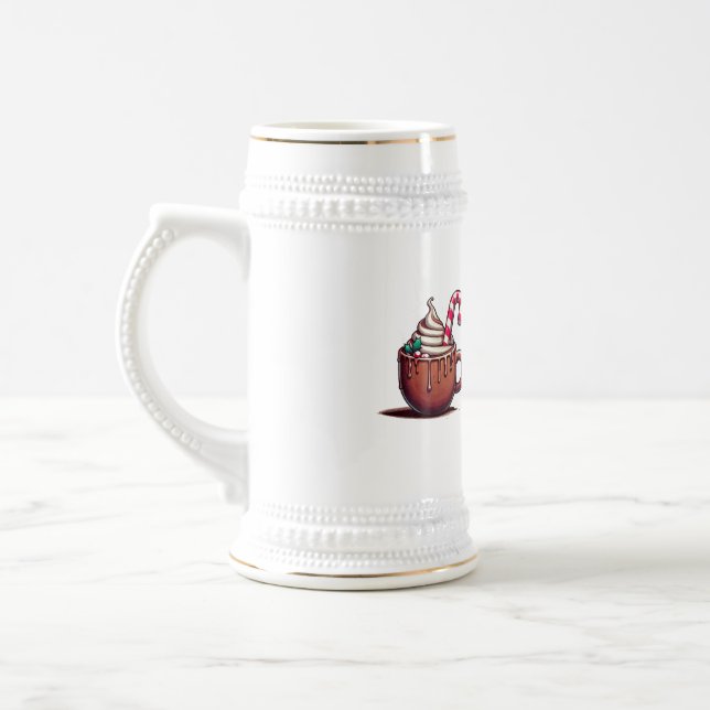 Caneca De Cerveja Desejos quentes com café quente Mug (Esquerda)