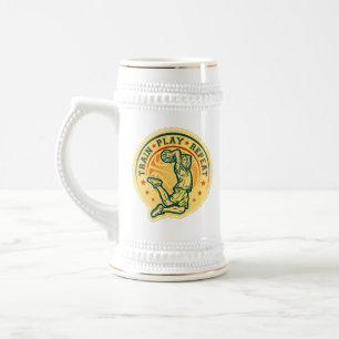 Caneca De Cerveja Design de basquetebol Slam Dunk Vintage