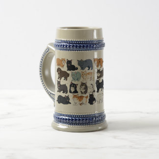 CANECA DE CERVEJA DESIGN DE GATO