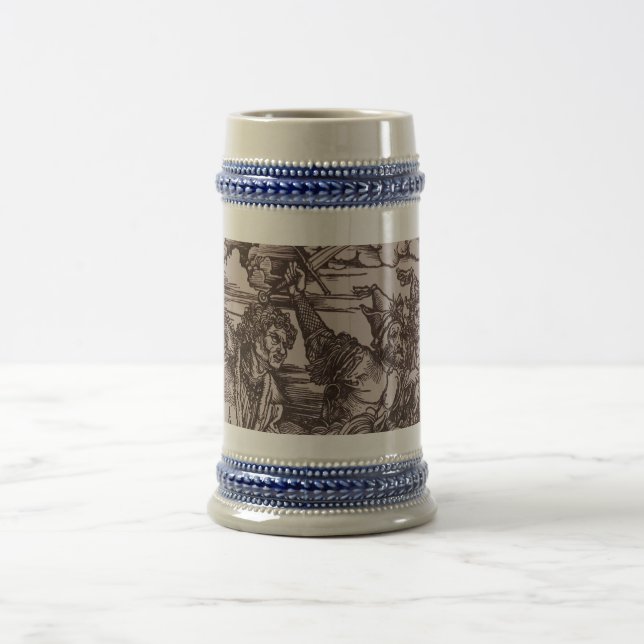 Caneca De Cerveja Detalhe dos quatro cavaleiro do apocalipse (Centro)