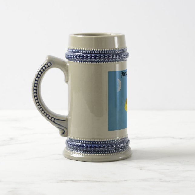 Caneca De Cerveja Dia de as mães feliz Daffodils floresMug (Esquerda)