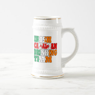 Caneca De Cerveja Dia de São Patrício canadense irlandês
