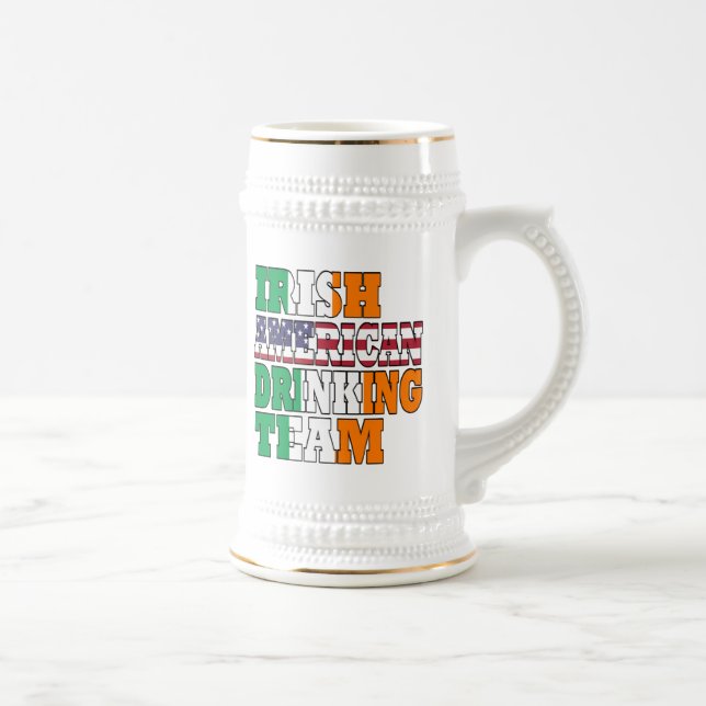 Caneca De Cerveja Dia de São Patrício irlandês americano (Direita)