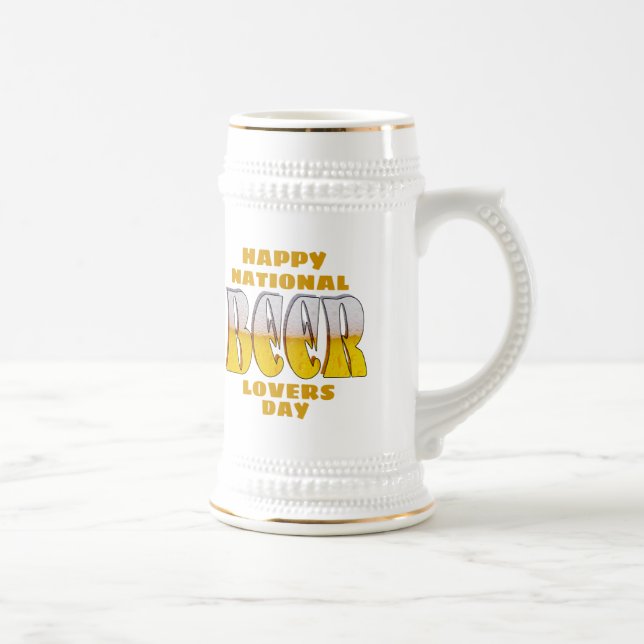 Caneca De Cerveja Dia dos Amantes de Cerveja (Direita)