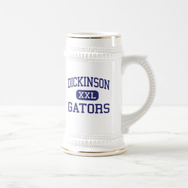 Caneca De Cerveja Dickinson - jacarés - segundo grau - Dickinson (Direita)