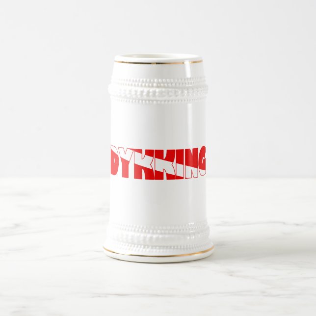 Caneca De Cerveja Diskking (Norueguês) (Centro)