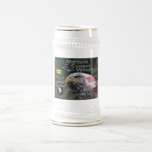 Caneca De Cerveja Div. Vietnam Combat Veterano 1010 rua