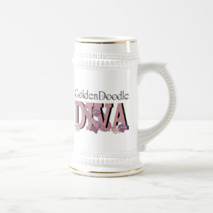 Caneca De Cerveja DIVA de GoldenDoodle