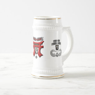 Caneca De Cerveja Divisão Aerotransportada 101 Rakkasans Design Espe