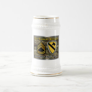 Caneca De Cerveja Divisão de Cavalaria 1rua Sargento de Primeira Cl