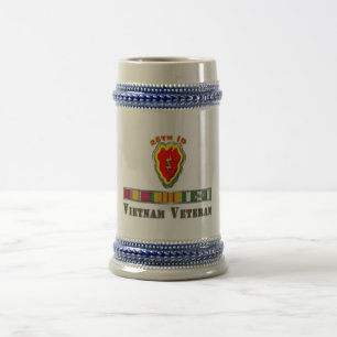 Caneca De Cerveja Divisão de Infantaria 25 Vietnã Veterano