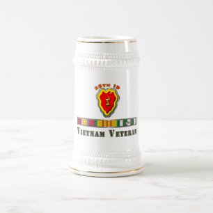 Caneca De Cerveja Divisão de Infantaria 25 Vietnã Veterano