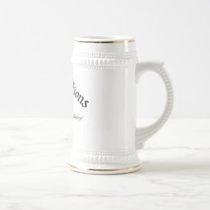 Caneca de cerveja do aniversário de 30 anos