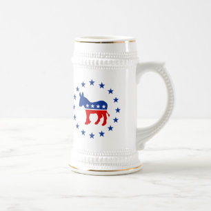 Caneca de cerveja do asno de Democrata