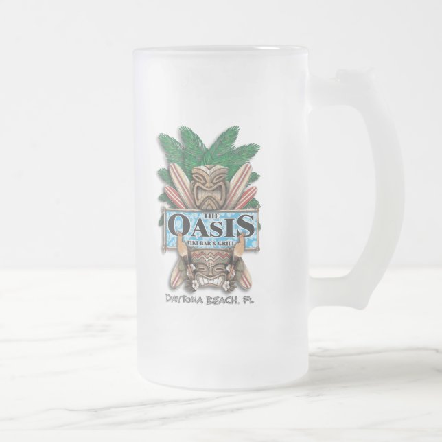 Caneca de cerveja do bar e grill de Tiki dos oásis (Direita)
