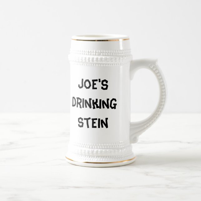 Caneca de cerveja do bebendo de Joe (Direita)