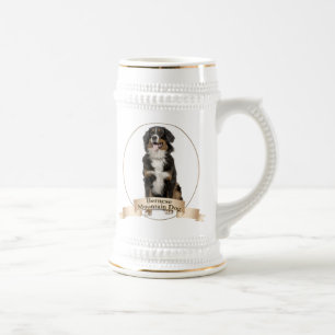Caneca de cerveja do cão de Bernese Mt.