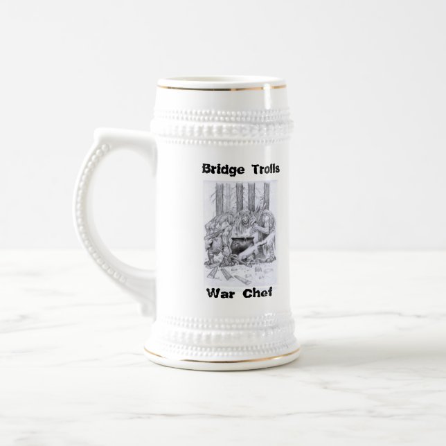 Caneca de cerveja do cozinheiro chefe da guerra (Esquerda)