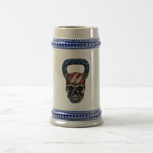 Caneca de cerveja do crânio de Kettlebell (Centro)