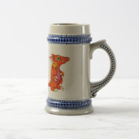 Caneca de cerveja do dragão
