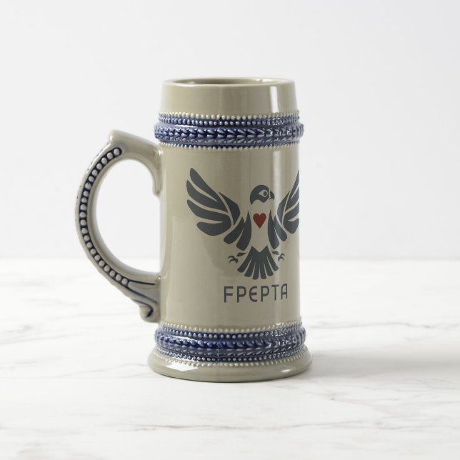 Caneca de cerveja do espírito para apoiar FPEPTA (Esquerda)