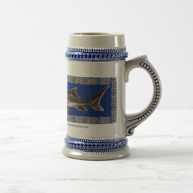 Caneca de cerveja do esturjão - esturjão branco (Direita)