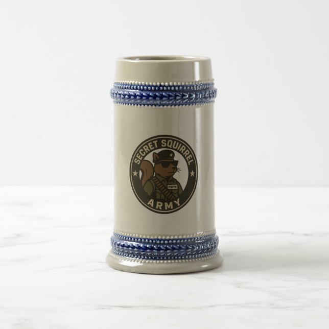 Caneca de cerveja do Exército de Esquilo Secreto (Centro)