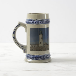 Caneca de cerveja do farol de Stituate