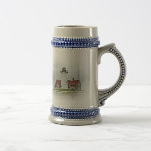 Caneca de cerveja do farol do ponto de Nobska