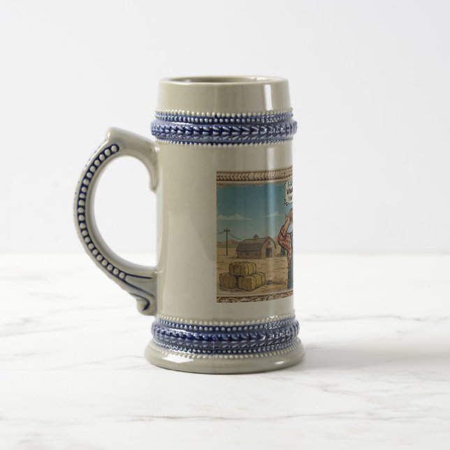 Caneca de cerveja do Fazendeiro John e Burro (Esquerda)