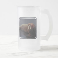 Caneca de cerveja do fosco da morsa