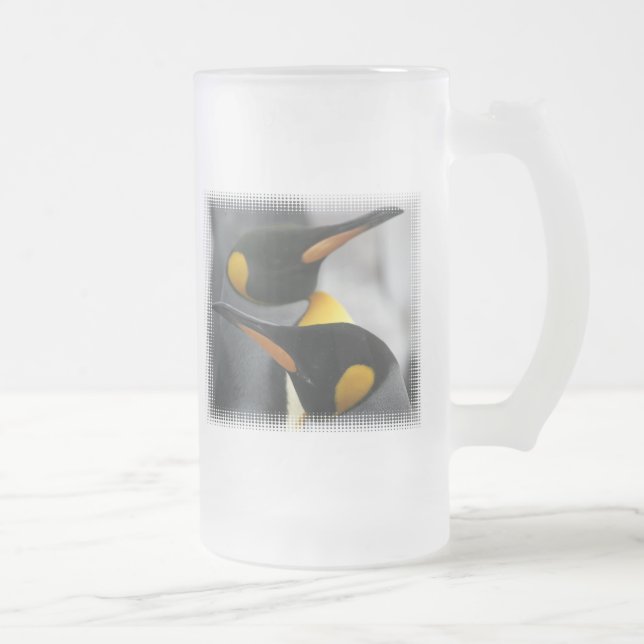 Caneca de cerveja do fosco dos pinguins (Direita)