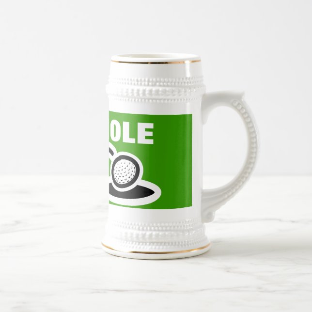 Caneca de cerveja do golfe com citações engraçadas (Direita)