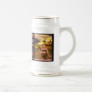 Caneca de cerveja do limite do Sagitário da
