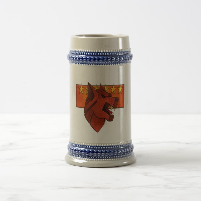 Caneca de cerveja do lobo do clã (Centro)