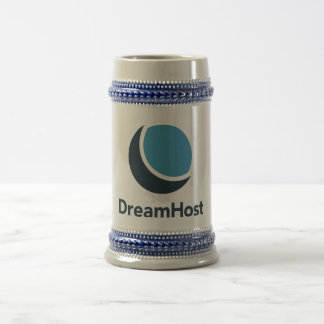 Caneca de cerveja do logotipo de DreamHost
