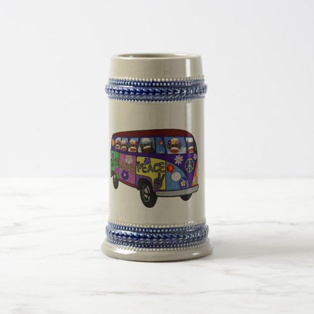 Caneca de cerveja do ônibus da paz do dinheiro da  (Centro)