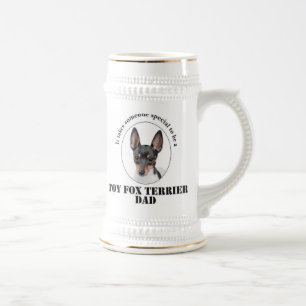 Caneca de cerveja do pai do Fox Terrier do